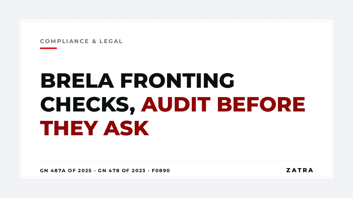 Cover: BRELA fronting checks in Tanzania, resting on GN 487A of 2025 and the beneficial ownership regulations GN 478 of 2023