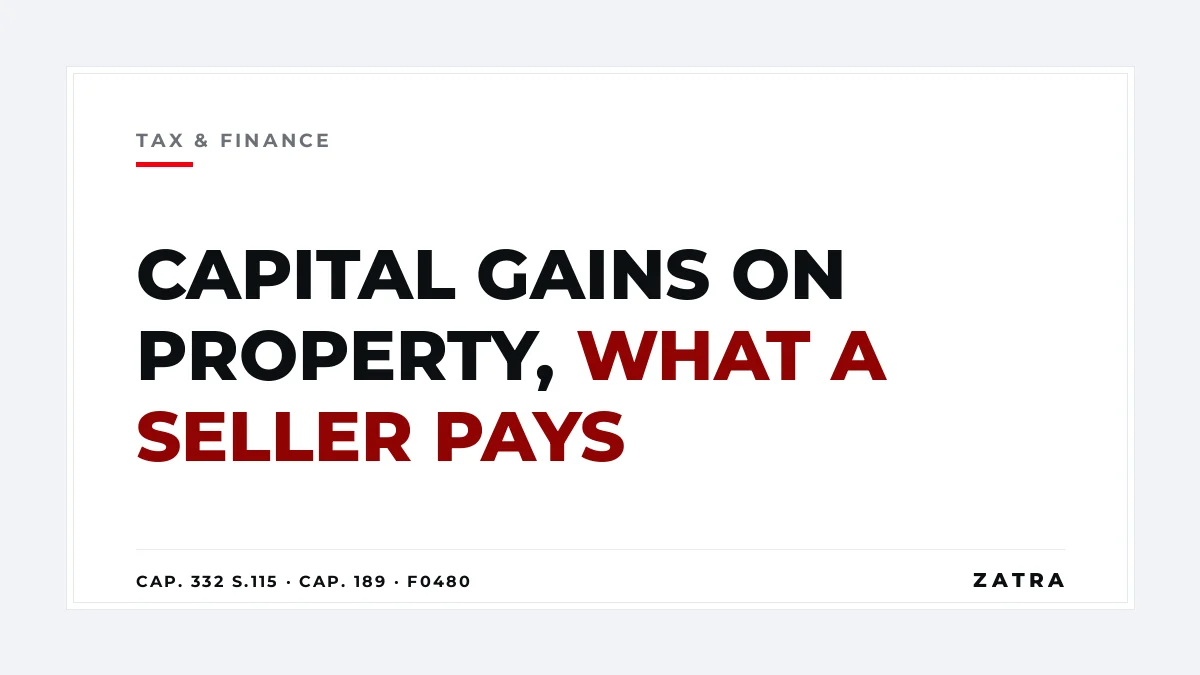 Cover: capital gains tax on selling land or buildings in Tanzania under section 115 of the Income Tax Act, Cap. 332