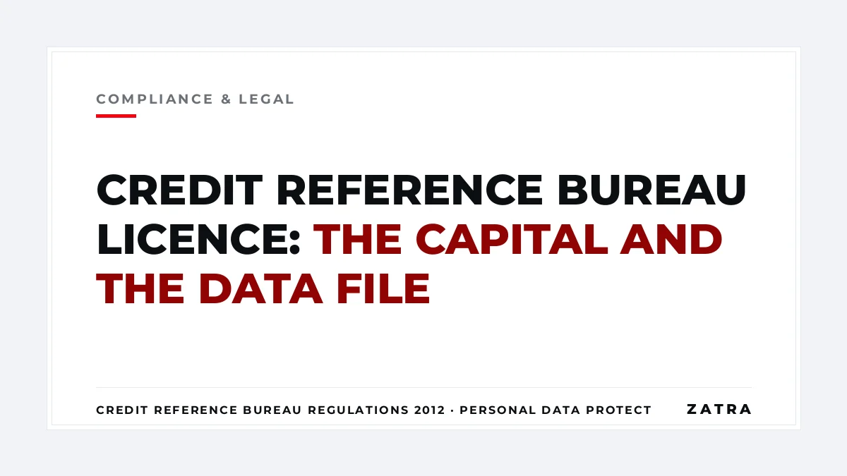 Cover: Credit reference bureau licence — Bank of Tanzania Credit Reference Bureau Regulations 2012 and Personal Data Protection Act Cap. 44