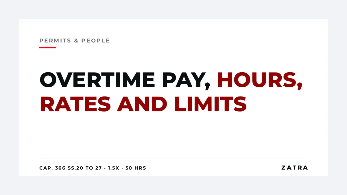 Cover: overtime pay and working hours in Tanzania under the Employment and Labour Relations Act Cap. 366, sections 20 to 27