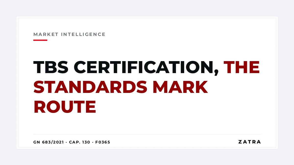 Cover: TBS certification in Tanzania, the standards mark licence for local manufacturers and agro-processors under GN 683 of 2021
