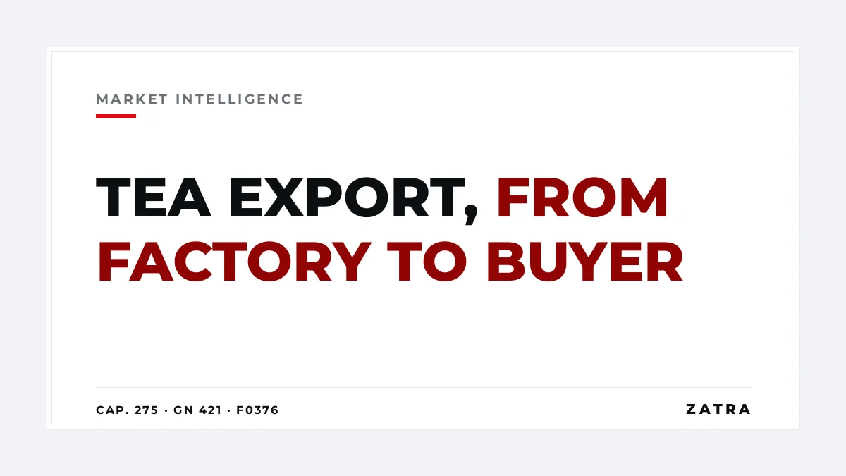 Cover: tea export Tanzania, Tea Board of Tanzania licences, export permits, Dar es Salaam and Mombasa auctions and government fees