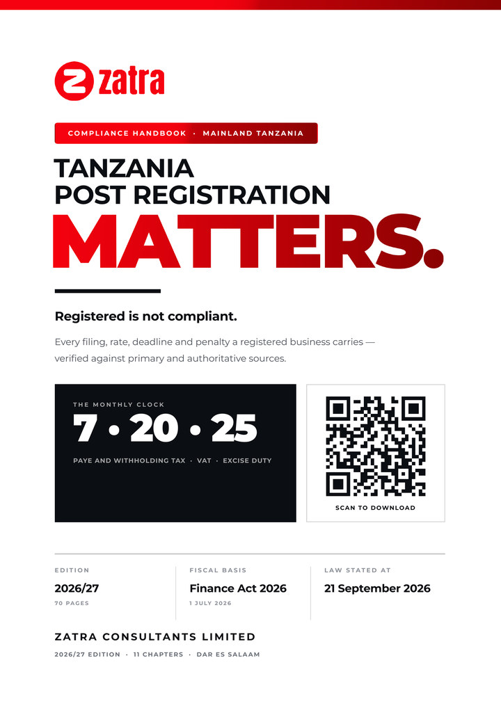 Tanzania Post Registration Matters, 2026/27 edition