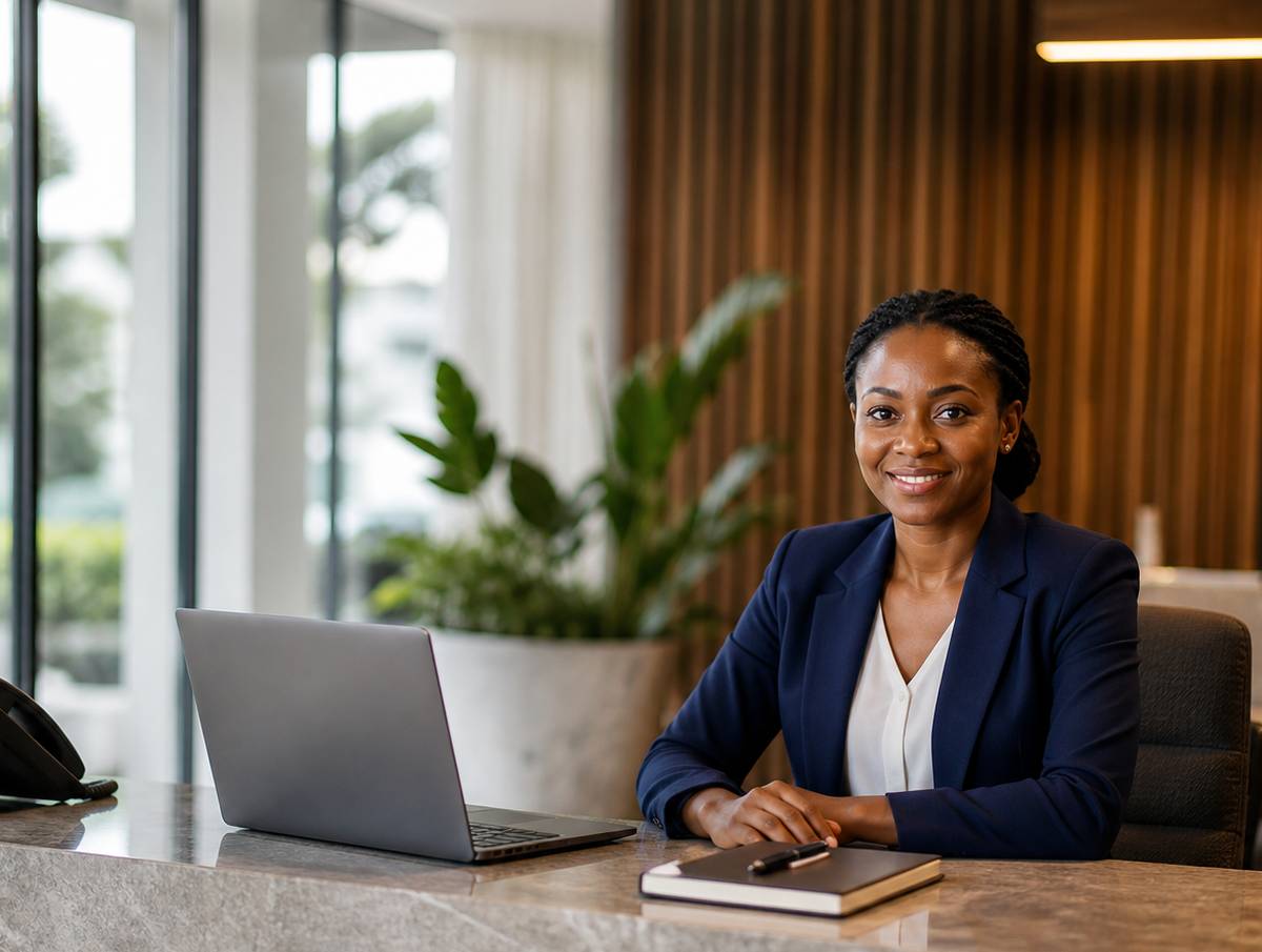 Corporate administration desk in Dar es Salaam