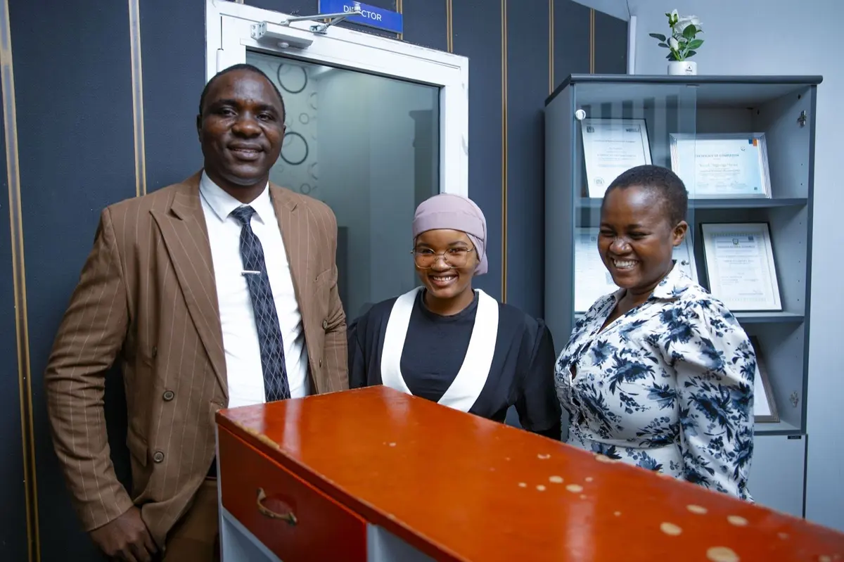 Zatra Consultants registration desk with a client file